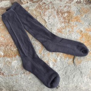 ✨3/$25✨ knee high cotton socks charcoal grey, ultra cushioned soles comfy